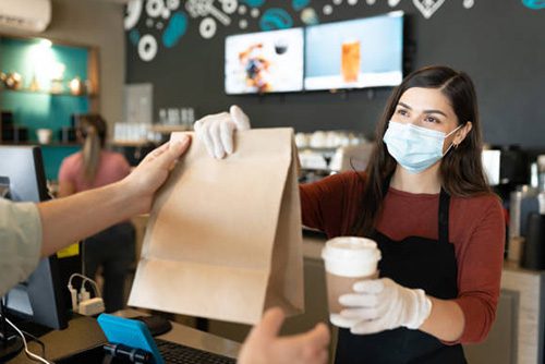 Blog - person getting order - restaurant web