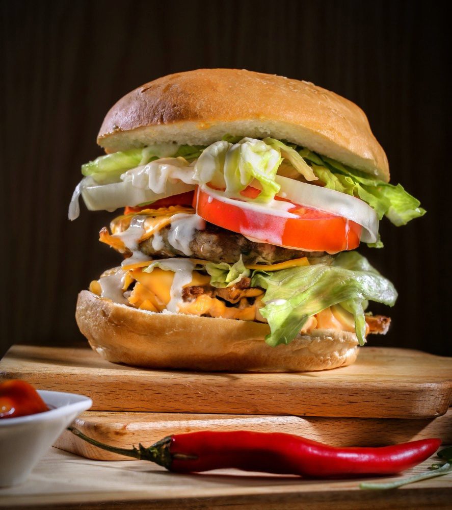 Burger menu photo