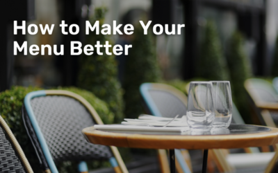 How to Make Your Restaurant Menu Better
